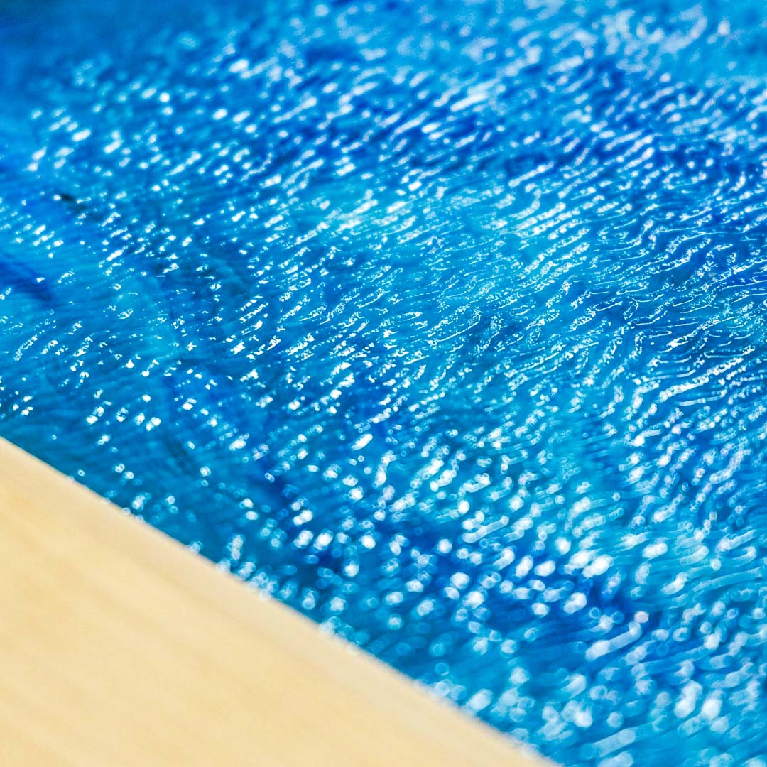 Custom Blue Glass
