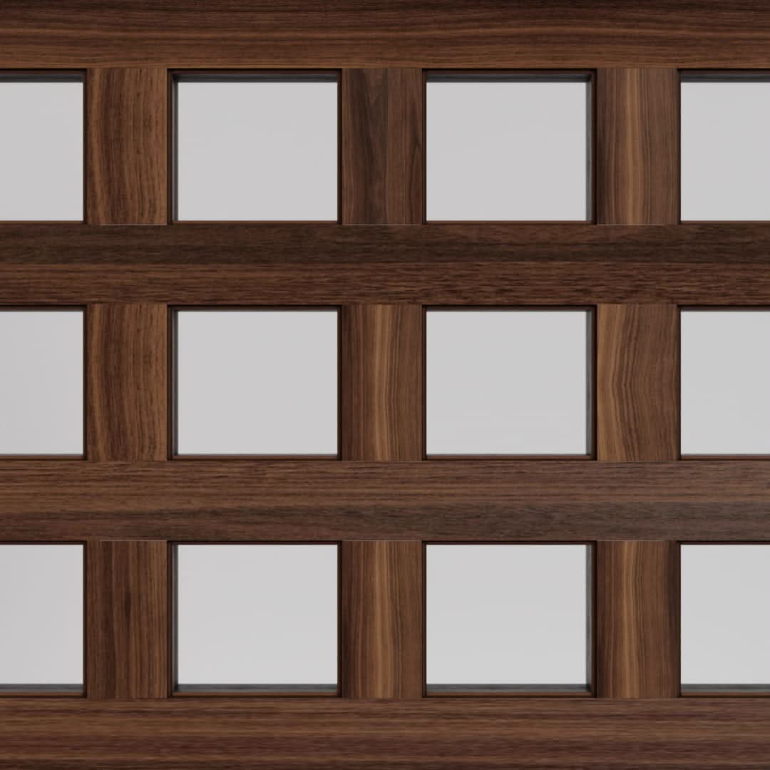 Lindamar Glass Grid Pivot Door