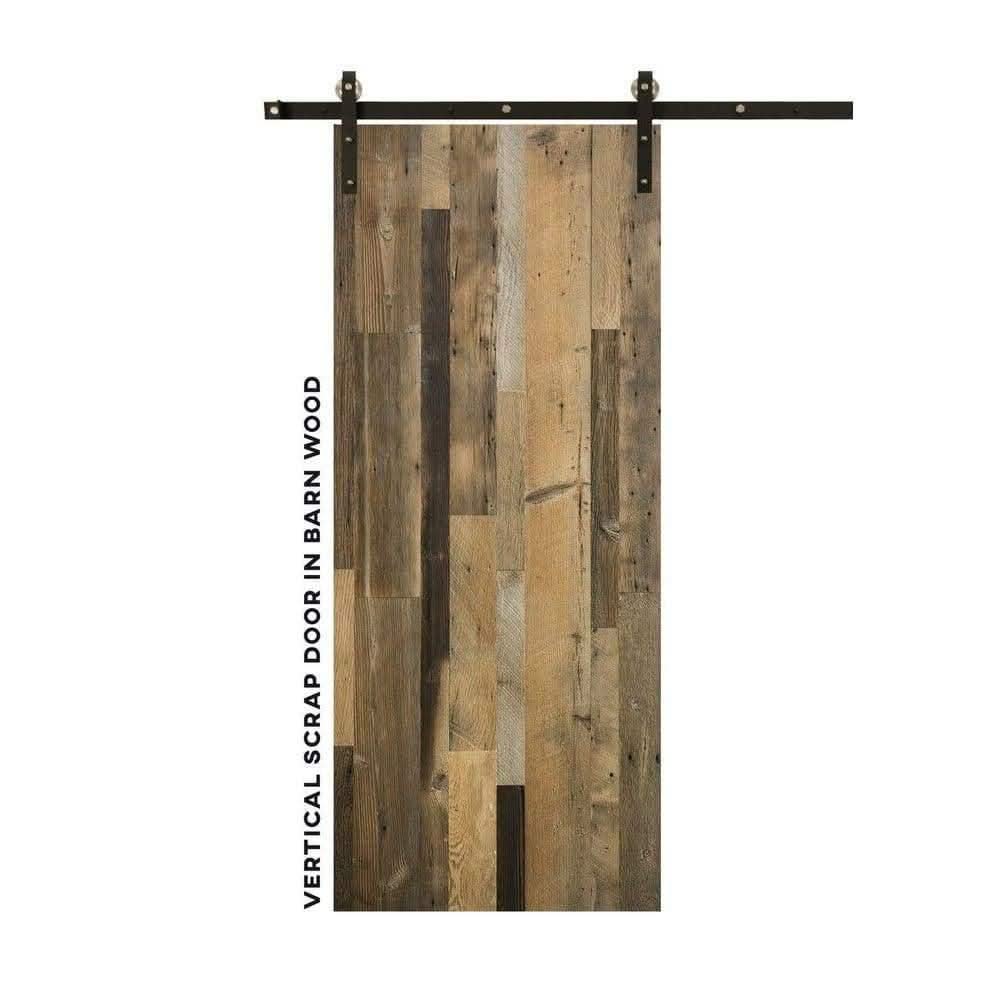 Reclaimed Sliding Barn Wood Doors - Sliding Barn Door Hardware by RealCraft