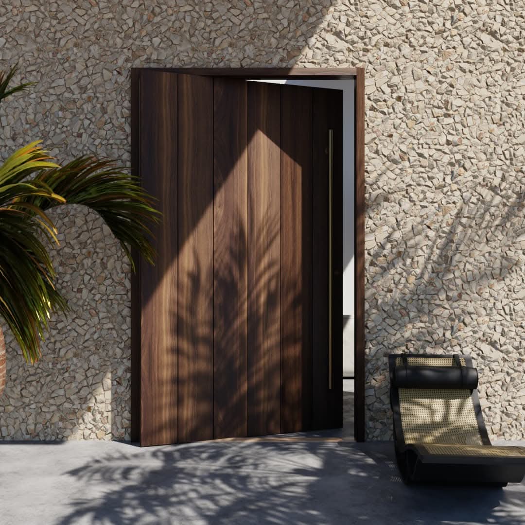 True Plank Pivot Door